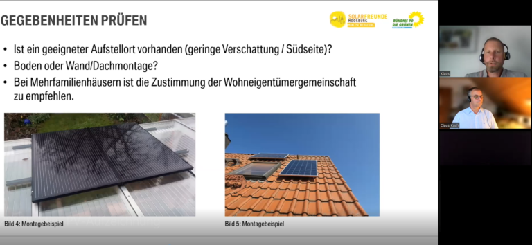 „Mini-Photovoltaik“: Der Einstieg in die Energiewende für alle!