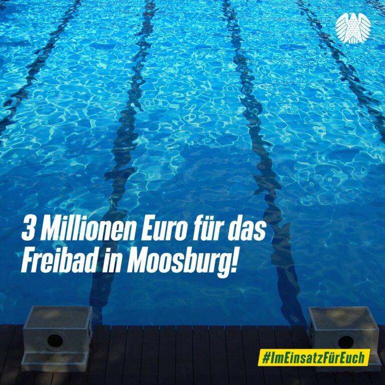 3 Millionen für das Freibad in Moosburg an der Isar!